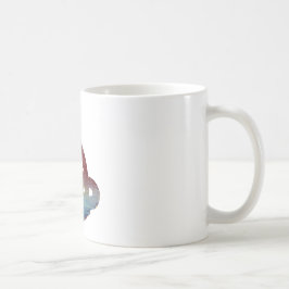 Abstrakte Kobra-Silhouette Tasse