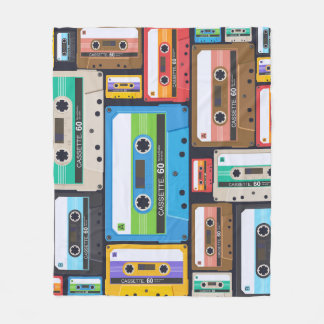 Abstrakte Kompaktkassetten Fleecedecke