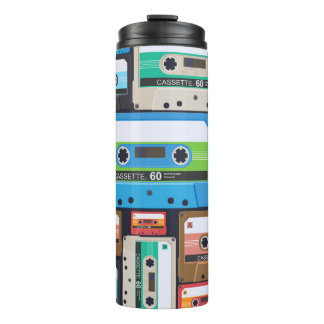 Abstrakte Kompaktkassetten Thermosbecher
