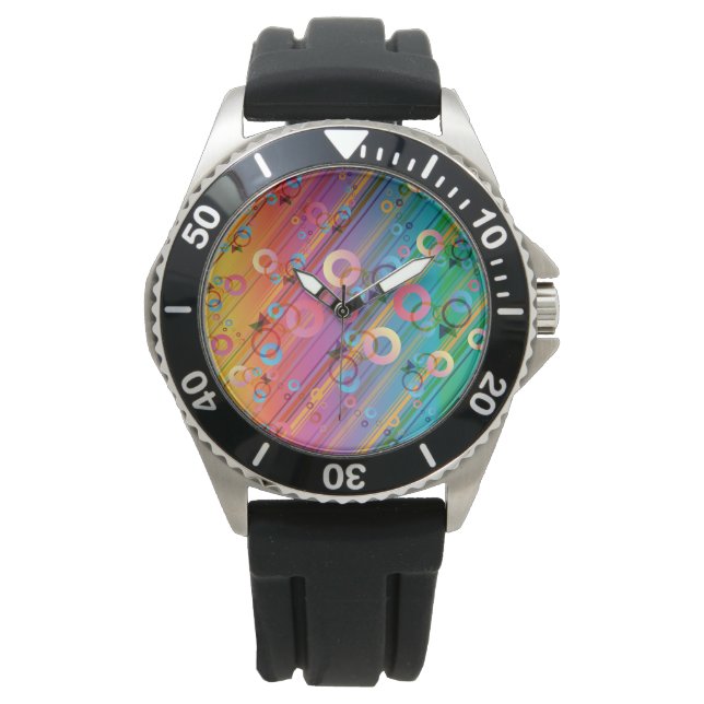 Abstrakte Komposition Armbanduhr (Vorderseite)