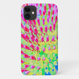 Abstrakte Kone-Blume mit mehrfarbigem Regenbogen Case-Mate iPhone Hülle