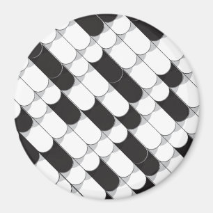 Abstrakte Konstruktion (Fliesen) Magnet