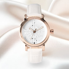 Abstrakte konzentrische Kreise Armbanduhr