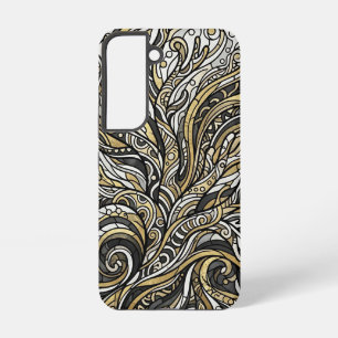 Abstrakte Korallenriff-Gold-Samsung-Hüllen Samsung Galaxy Hülle