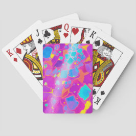 Abstrakte kosmische Moderne Spielkarten