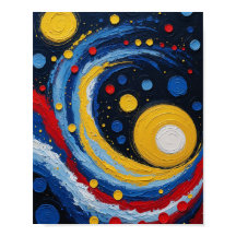 Abstrakte Kosmische Wirbelkunst