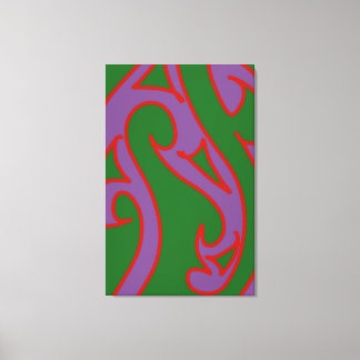 Abstrakte Kowhaiwhai-Kunst von RRW Leinwanddruck