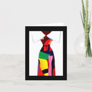 "Abstrakte Krawatte" Card von Alicia L. McDaniel Karte