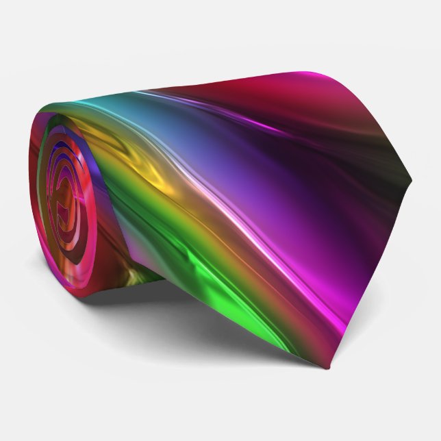 Abstrakte Krawatte der Kunst-14 (Gerollt)