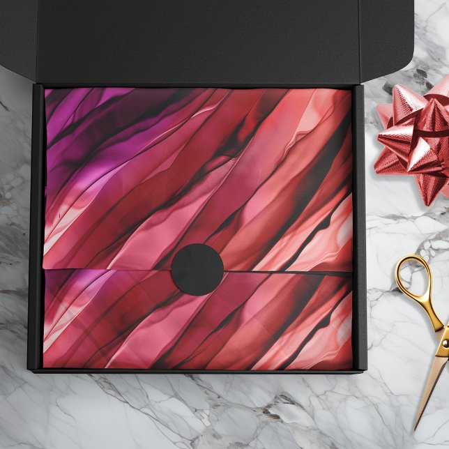 Abstrakte Krawatte Färben Lila Roter Boote Seidenpapier (Von Creator hochgeladen)