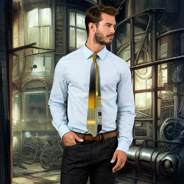 Abstrakte Krawatte von Techno Metallic Fraktal (Von Creator hochgeladen)