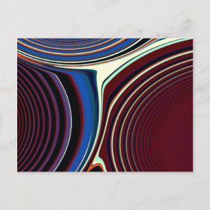 Abstrakte Kreation Postkarte