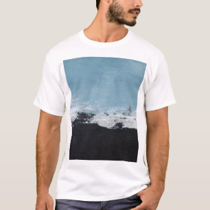 Abstrakte, kreative, handbemalte Landschaft. T-Shirt