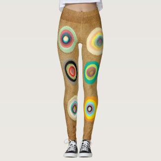 Abstrakte Kreise Farbige Rupydetequila Leggings