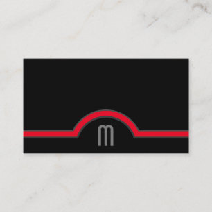 Abstrakte Kreise graurote Farbtöne in elegantem Sc Visitenkarte