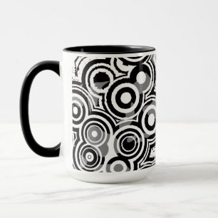 abstrakte Kreise Kaffeetasse