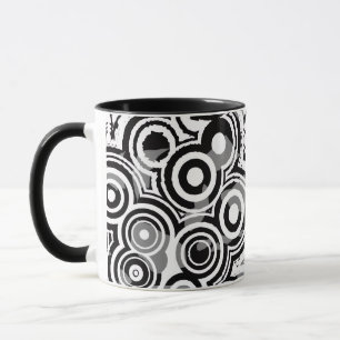 abstrakte Kreise Kaffeetasse