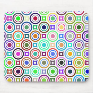 Abstrakte Kreise Mousepad