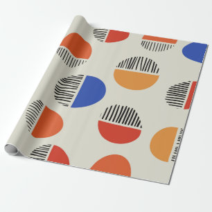 Abstrakte Kreise nahtlos Muster, Hintergrund mit  Geschenkpapier