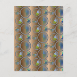 Abstrakte Kreise Postkarte
