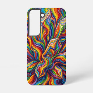 Abstrakte Kristall-Regenbogen-Schmelz-Samsung-Hüll Samsung Galaxy Hülle