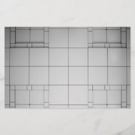 Abstrakte Kuben Briefpapier