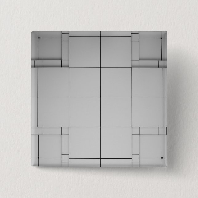 Abstrakte Kuben Button (Vorderseite)