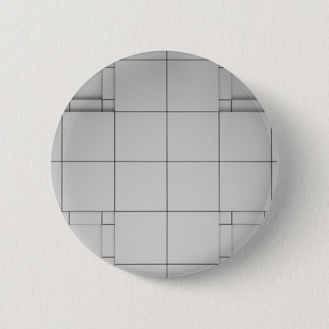 Abstrakte Kuben Button (Vorderseite)