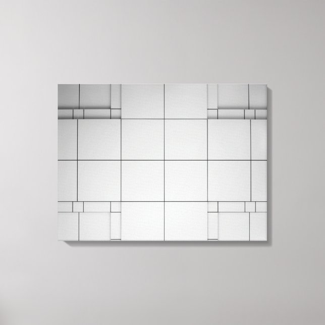 Abstrakte Kuben Leinwanddruck (Vorderseite)