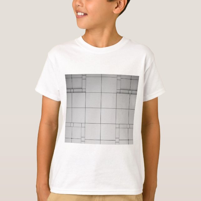 Abstrakte Kuben T-Shirt (Vorderseite)