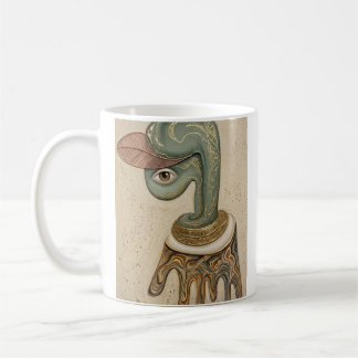 Abstrakte kubistische surrealistische Kunst Spiral Kaffeetasse