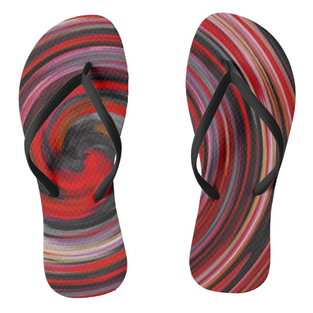 Abstrakte Kunst #10 Flip Flops (Fußbett)