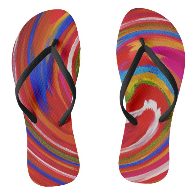Abstrakte Kunst #29 Flip Flops (Fußbett)