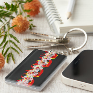 Abstrakte Kunst 2 Schlüsselanhänger