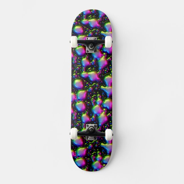 Abstrakte Kunst 55 Skateboard (Vorderseite)