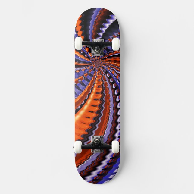 Abstrakte Kunst 95 Skateboard (Vorderseite)