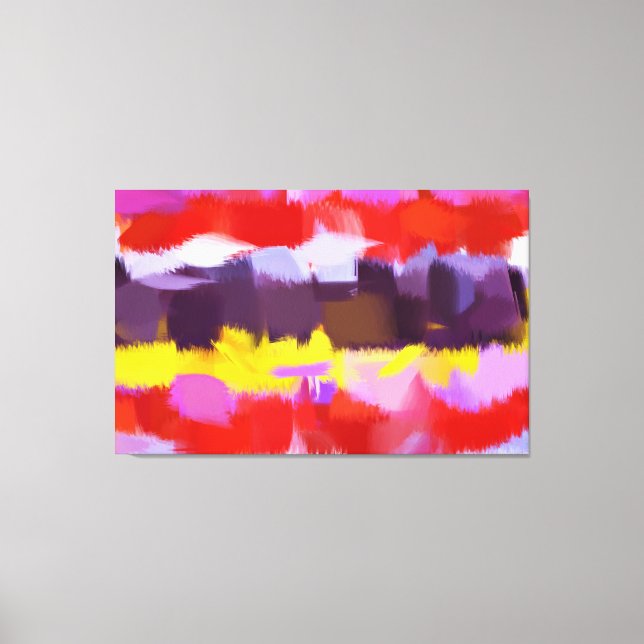 Abstrakte Kunst | Abstraktes Bild 2 Leinwanddruck (Vorderseite)