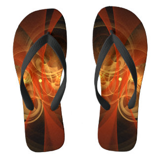 Abstrakte Kunst am Morgen Flip Flops