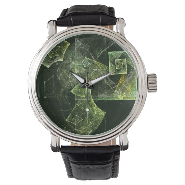 Abstrakte Kunst Armbanduhr (Vorderseite)