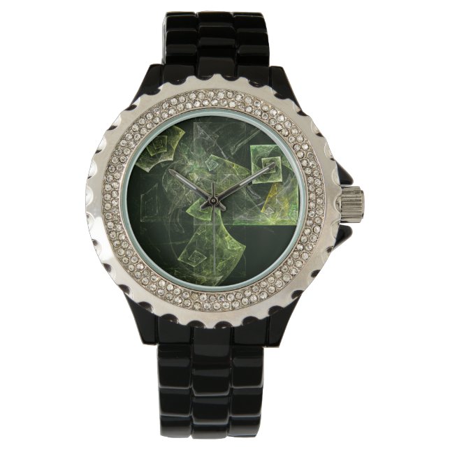 Abstrakte Kunst Armbanduhr (Vorderseite)