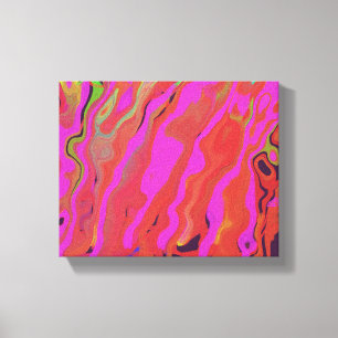 Abstrakte Kunst auf Leinwand in lila, digitaler Ku