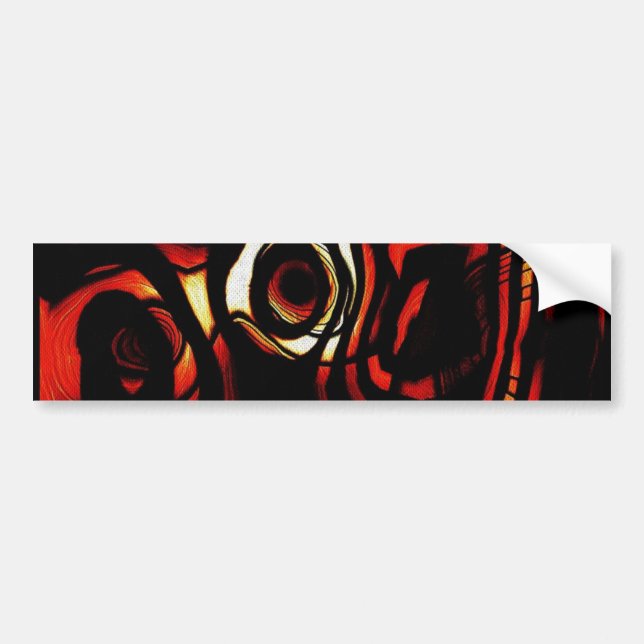 Abstrakte Kunst Autoaufkleber (Vorne)