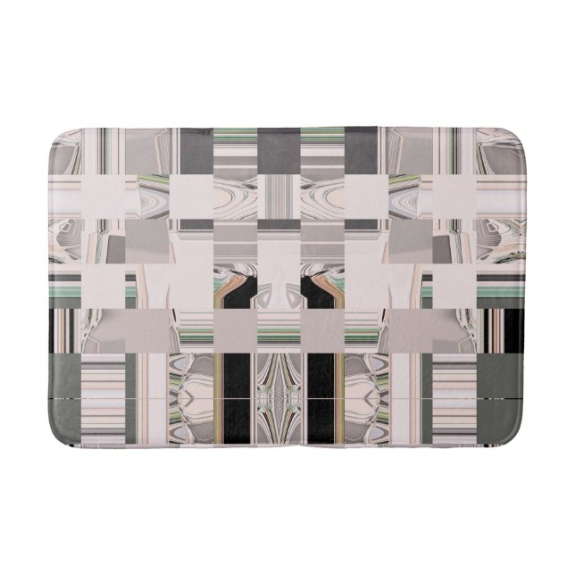 Abstrakte Kunst Badematte (Vorderseite)