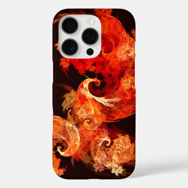 Abstrakte Kunst beim Tanzen von Feuervögeln Case-Mate iPhone Hülle (Rückseite)