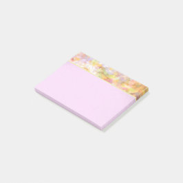 Abstrakte Kunst Blassgelbe Pastelle Impressionismu Post-it Klebezettel