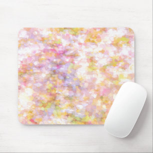 Abstrakte Kunst Blassgelbe Pastete Mousepad