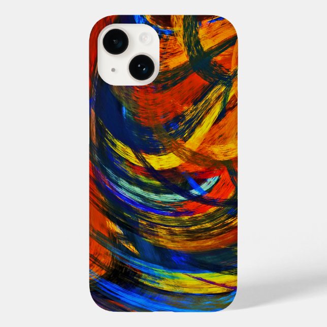 Abstrakte Kunst Case-Mate iPhone Hülle (Rückseite)