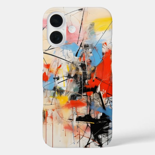 Abstrakte Kunst Case-Mate iPhone Hülle (Rückseite)