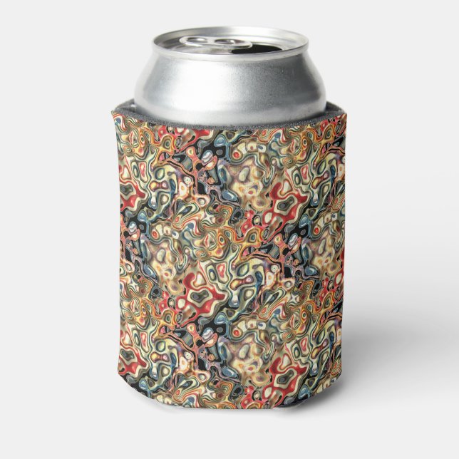 Abstrakte Kunst Cooler Dosenkühler (Kanne Rückseite)