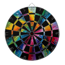 Abstrakte Kunst Dartscheibe